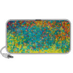 Vivid colours abstract travelling speaker