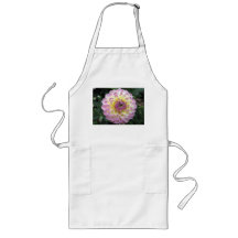 Vivid Lavender Creme Dahlia Aprons