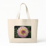 Vivid Lavender Creme Dahlia Tote Bags