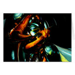 Vivid Shadows Abstract Card