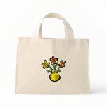 vivid vase with flowers bags