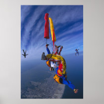 VividViews.com: Tube Dive Over Wildwood, NJ Print