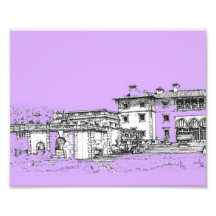 Vizcaya stately building photo print