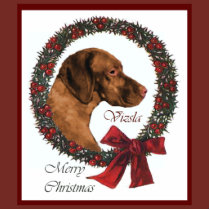 Vizsla Christmas Gifts Photo Cutout