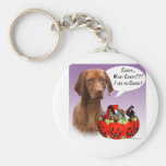 Vizsla Halloween Candy Keychains