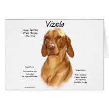 Vizsla History Design Card