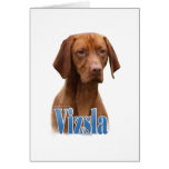 Vizsla Name Greeting Cards