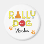 Vizsla Rally Dog Magnet