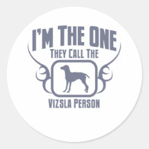 Vizsla Round Sticker