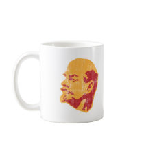 vladimir lenin cccp portrait coffee mug