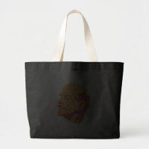 vladimir lenin cccp portrait tote bags
