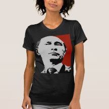 Vladimir Putin on Red T-shirts