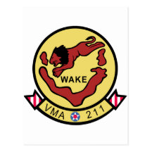VMA-211 Wake Island Avengers Postcard