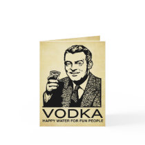 Vodka Retro Card