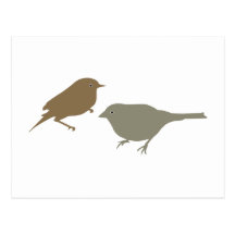 Vögel birds postkarten