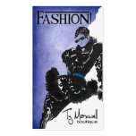 Vogue Fashionista Diva Boutique Fashion Stylist business cards