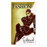 Vogue Fashionista Diva Boutique Fashion Stylist Business Cards