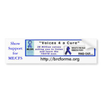 Voices 4 a Cure - BumperSticker Bumper Stickers