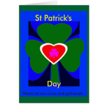 Voici au jour UCreate de notre St Patrick d'épouse Carte De Vœux