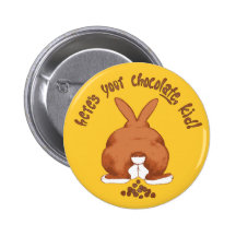 Voici votre bouton de chocolat badges avec agrafe