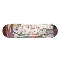 VOILA Le graffiti Truck San Francisco Skateboards Customisés
