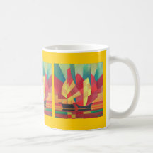 Voiles et cieux d'océan tasses à café