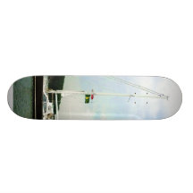 Voilier à l'ancre skateboards personnalisés