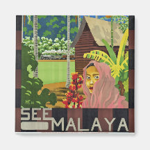 Voir la Malaisie Magnets Pour Réfrigérateur