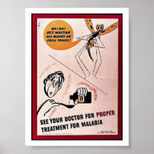 Voir la votre malaria de docteur For Proper Tretme Posters