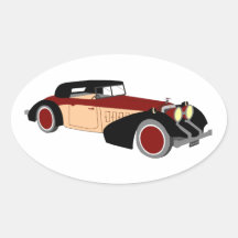 Voiture (13) stickers ovales