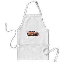 Voiture 1968 Orange-Blanche de Camaro Tabliers