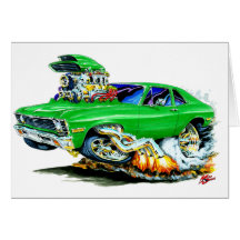 Voiture 1971-74 verte de nova cartes