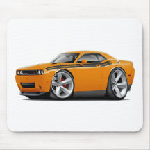 Voiture 2009-11 Orange-Noire du challengeur droite Tapis De Souris