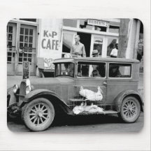 Voiture ancienne, les années 1930 tapis de souris