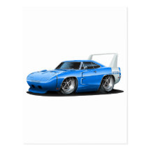Voiture de bleu de Dodge Daytona Carte Postale