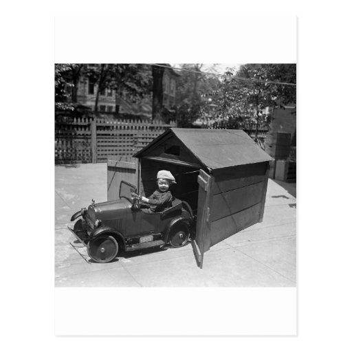 Voiture de pédale de hot rod, les années 1900 tôt cartes postales