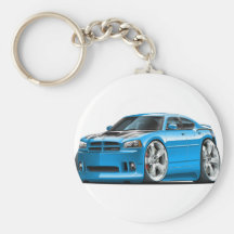 Voiture superbe de bleu d'abeille de chargeur de D Porte-clé