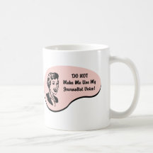 Voix de journaliste tasses