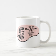 Voix de technicien de rayon X Tasse À Café