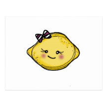 Vol25 Rosey Cheeked lemon head post card