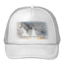 Vol de la navette spatiale de l'Atlantide dernier  Casquette