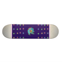 Vol et chant mignons d'oiseau skateboards personnalisés