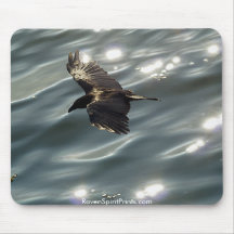 Vol RAVEN \ CORNEILLE Mousepad Tapis De Souris