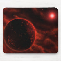 Volcanic Planet Mouse Pad