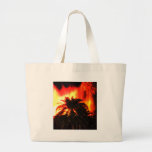 Volcano Eruption Watercolor Bag