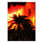 Volcano Eruption Watercolor Greeting Cards