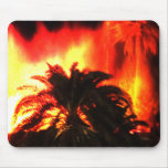 Volcano Eruption Watercolor Mousepad