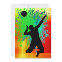 Volley Ball Service Fireworks