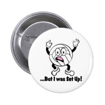 Volley Dude Pinback Buttons
