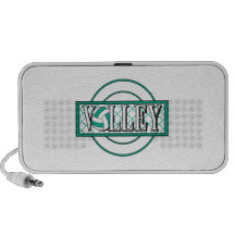 volley logo green PC speakers